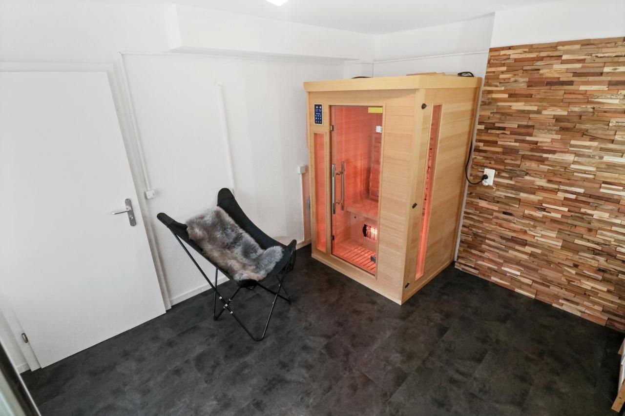 Appartement Confortable Avec Un Sauna Leukerbad Exterior foto